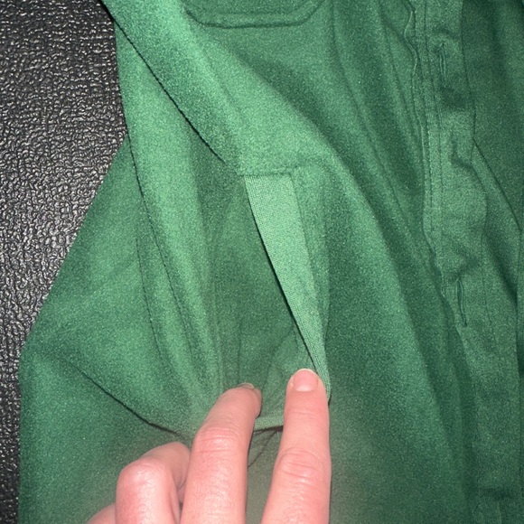 NWT Zenana Forest Green shacket size Large - Picture 3 of 8